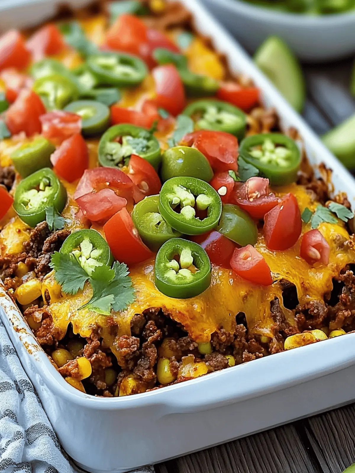 Beef Walking Taco Casserole