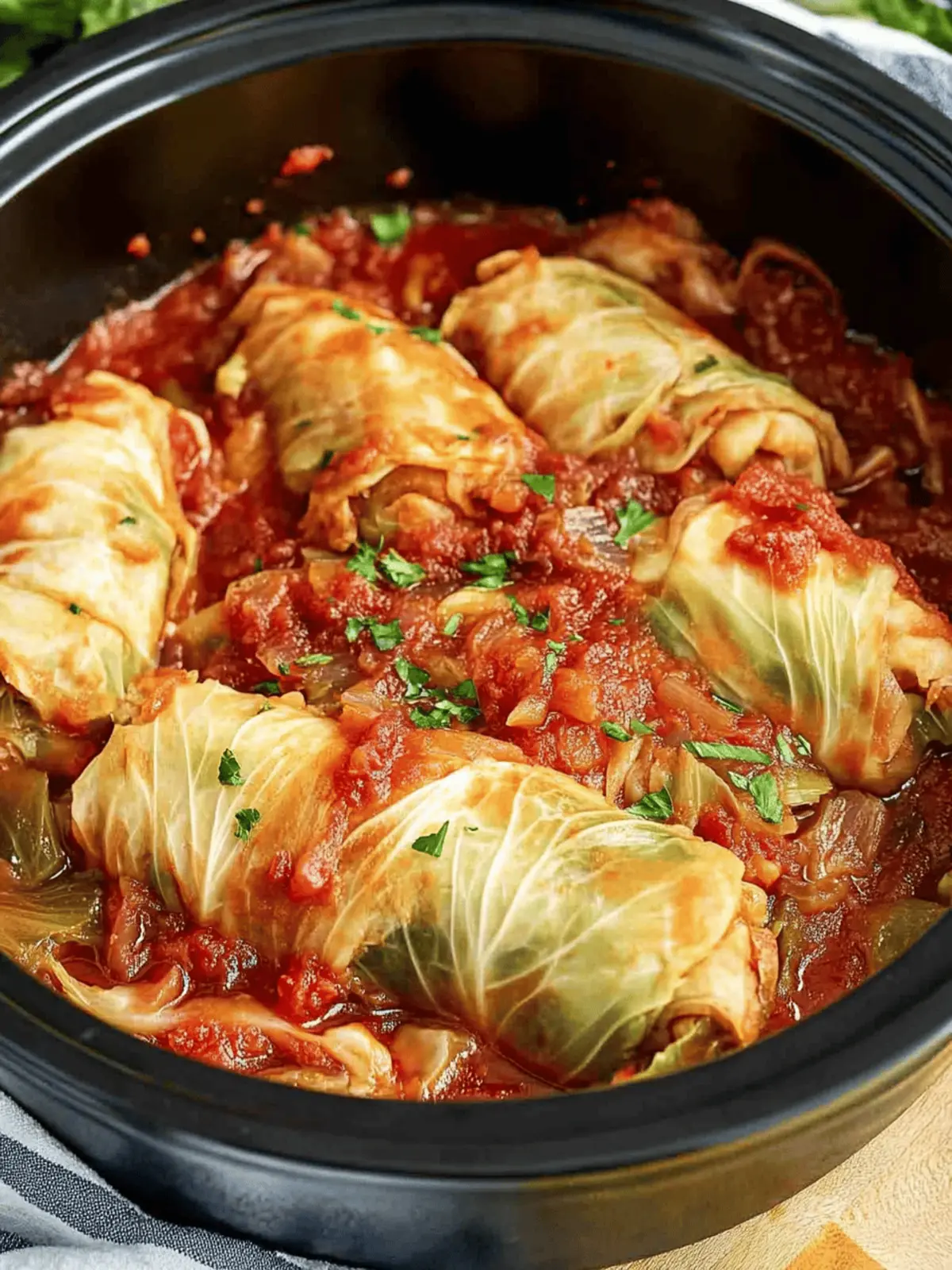Crockpot Cabbage Rolls