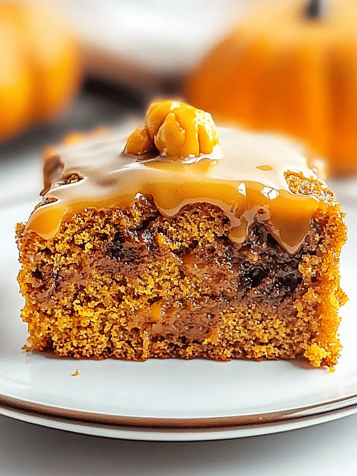 Pumpkin Honeybun Cake