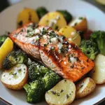 Salmon Broccoli Potatoes