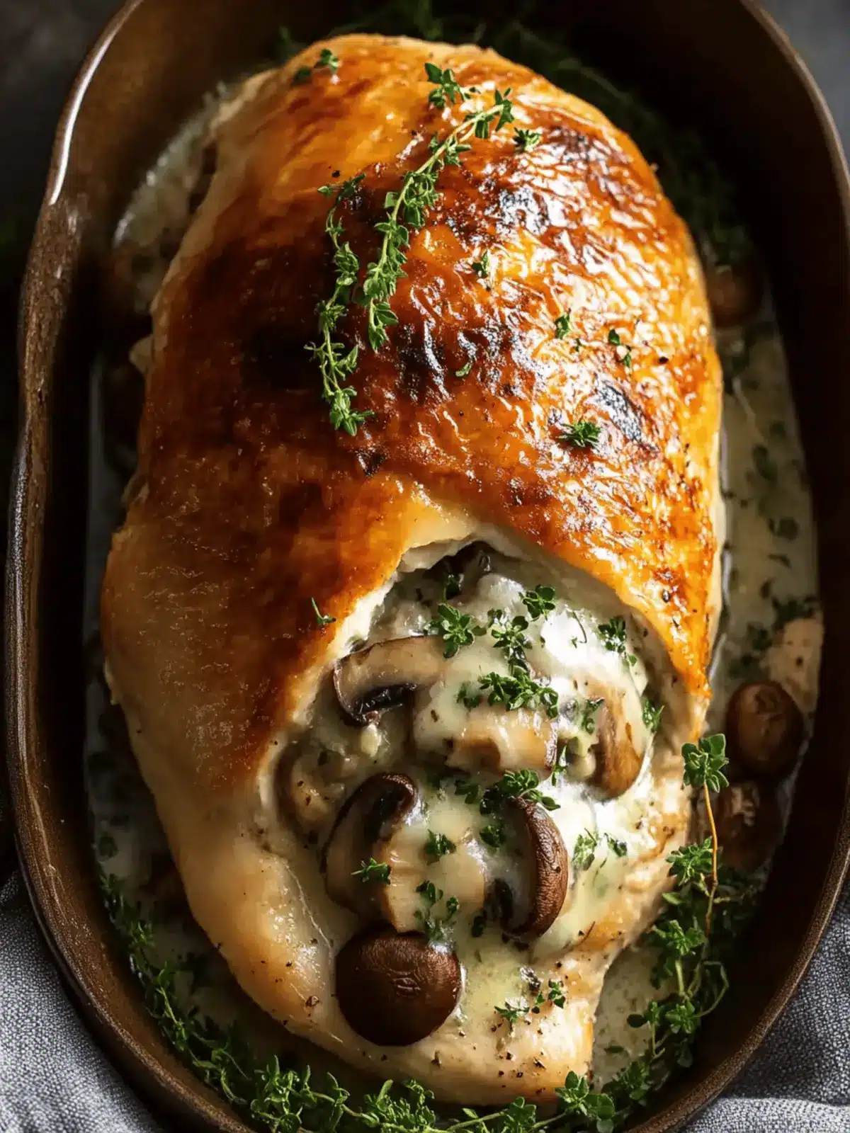 Garlic Butter Mushroom Stuffed Chicken for Cozy Family Dinners 4 Garlic Butter Mushroom Stuffed Chicken