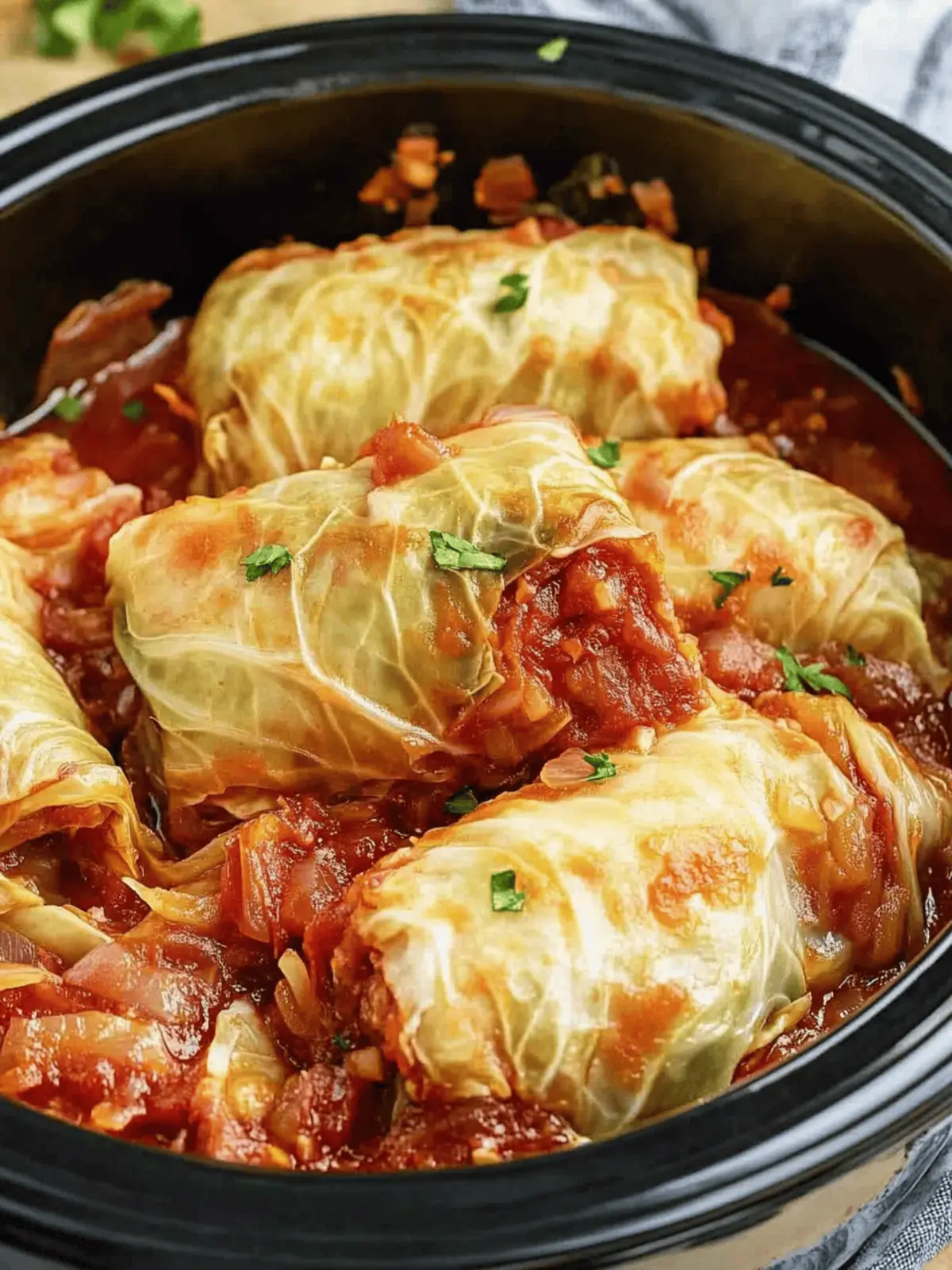 Crockpot Cabbage Rolls