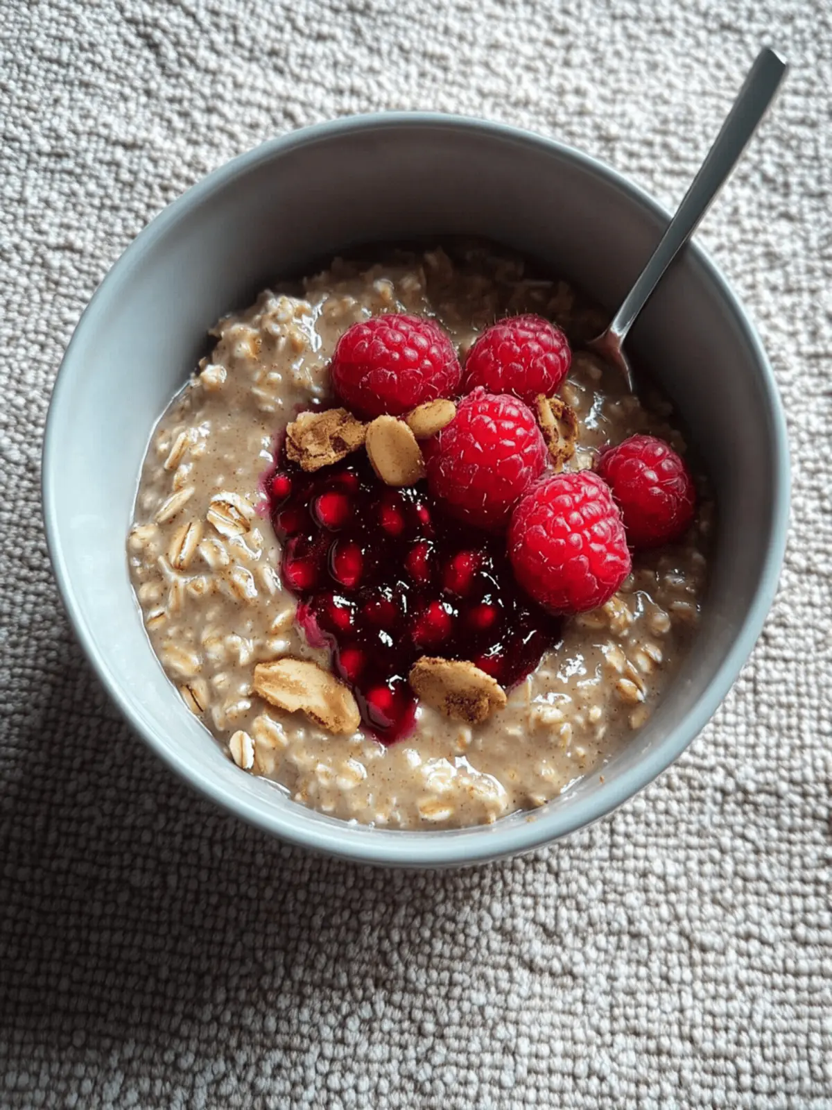 Peanut Butter & Jelly Stovetop Oatmeal