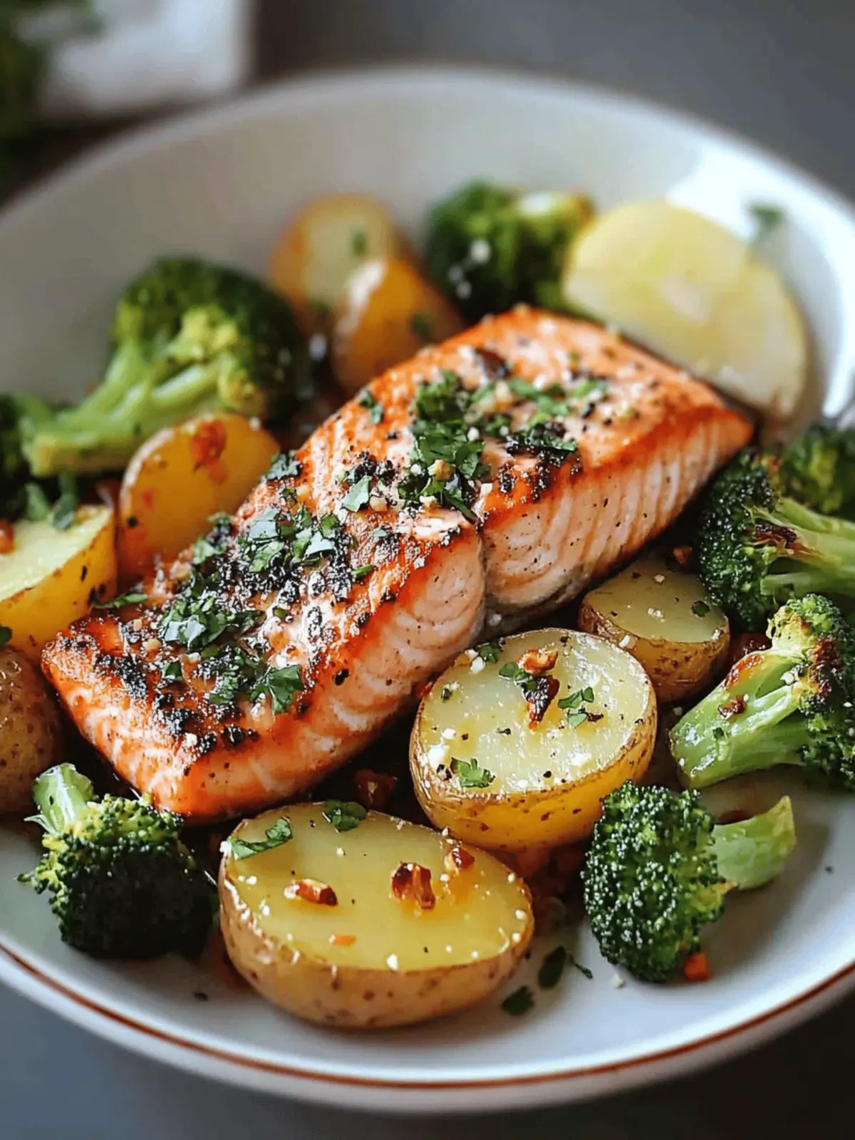 Savory Salmon, Broccoli, and Potatoes for a Quick Dinner Delight 3 Salmon Broccoli Potatoes