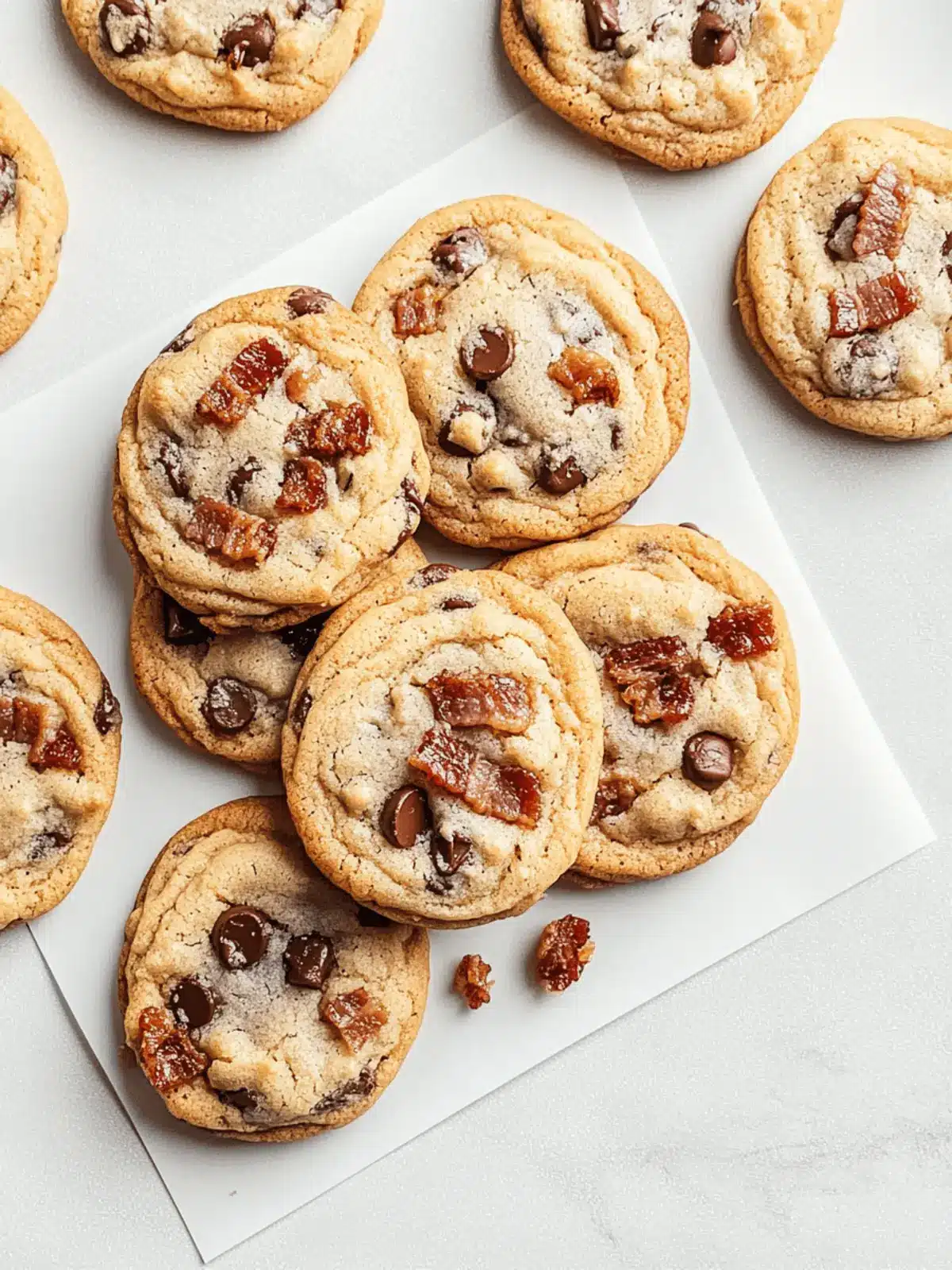Maple Bacon Chocolate Chip Cookies: Sweet & Savory Bliss 2 Maple Bacon Chocolate Chip Cookies