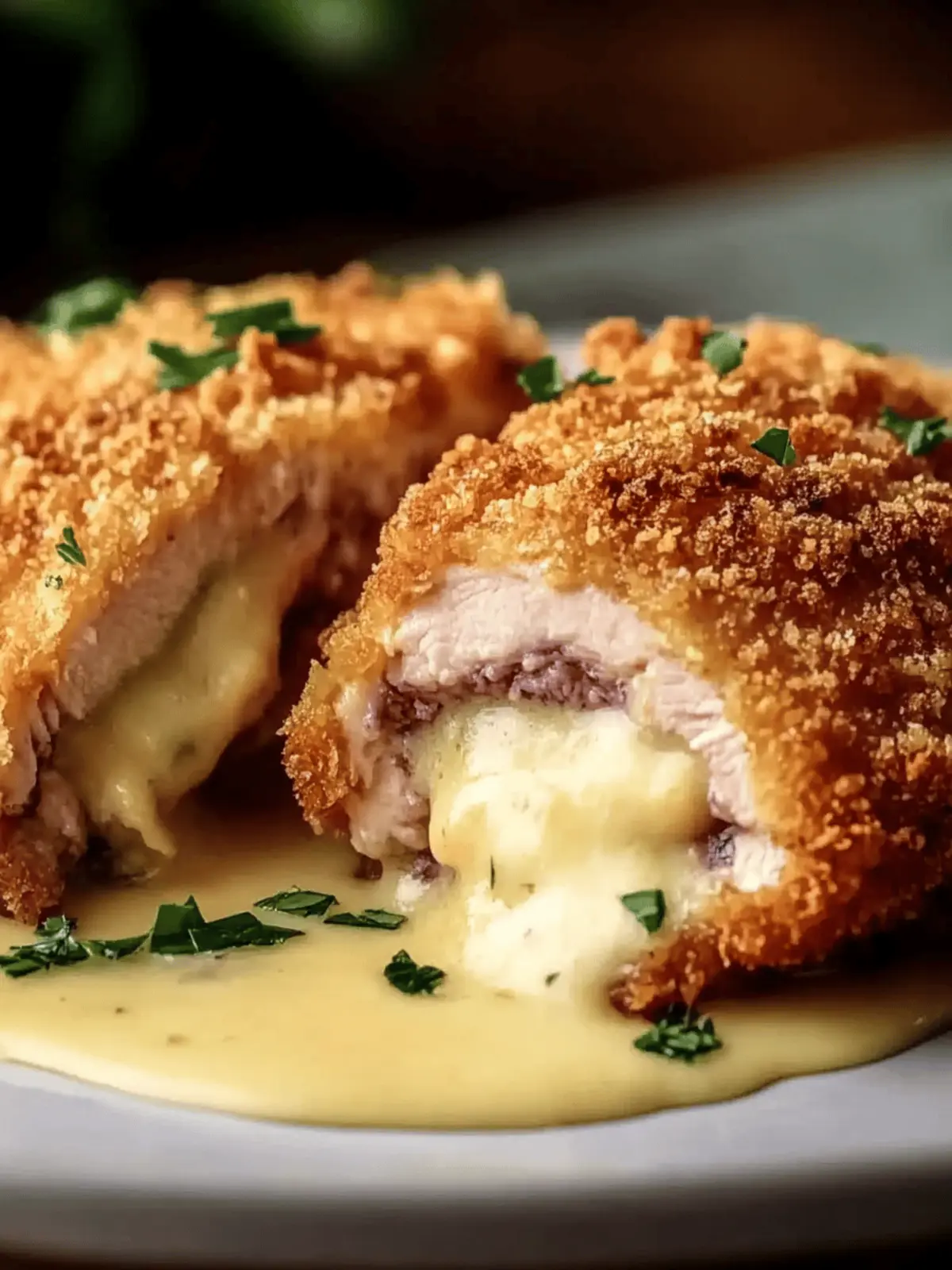 Crispy, Creamy Chicken Cordon Bleu