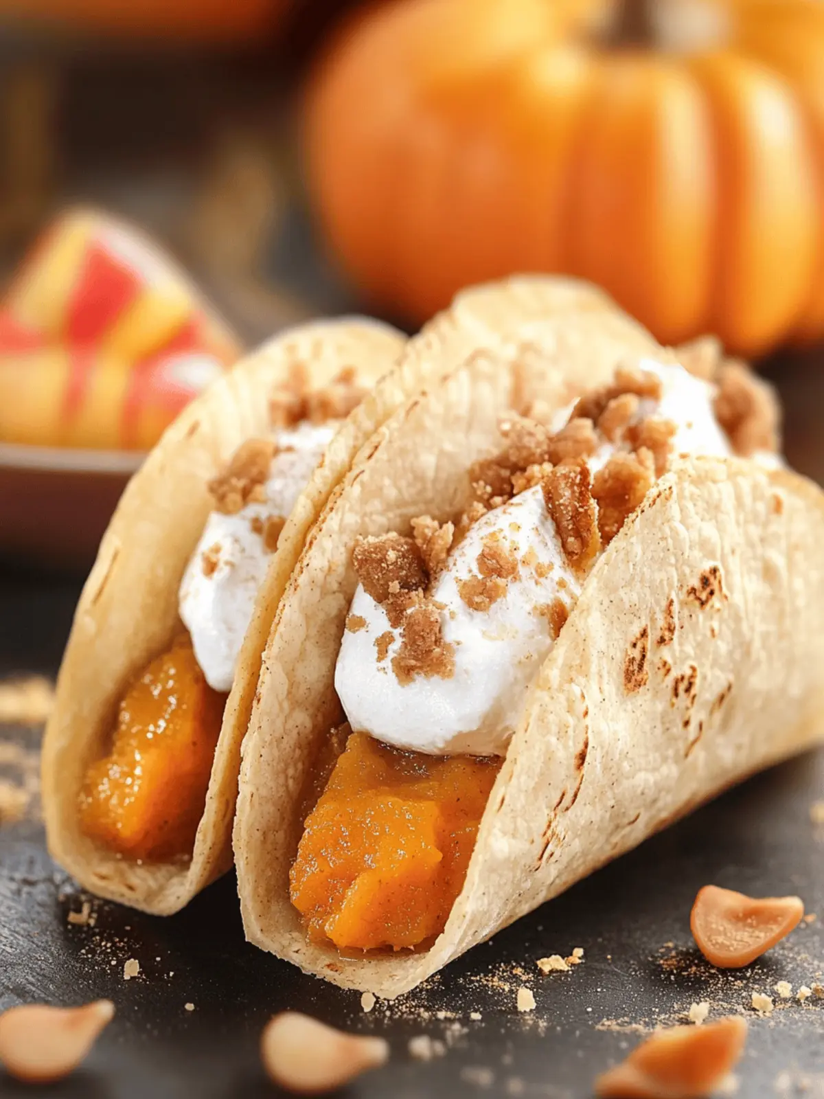 Pumpkin Pie Tacos