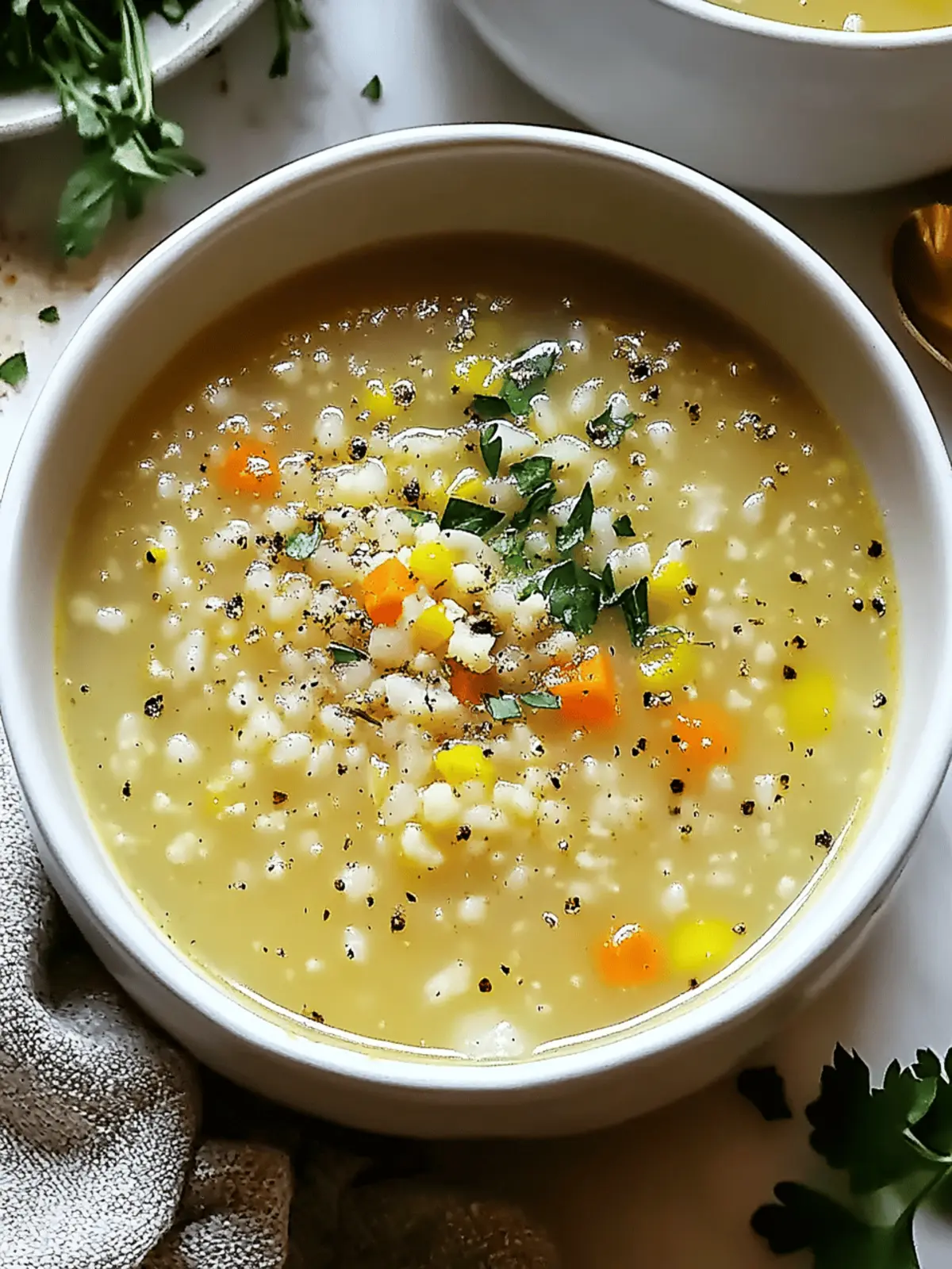 Healing Garlic Soup for Colds