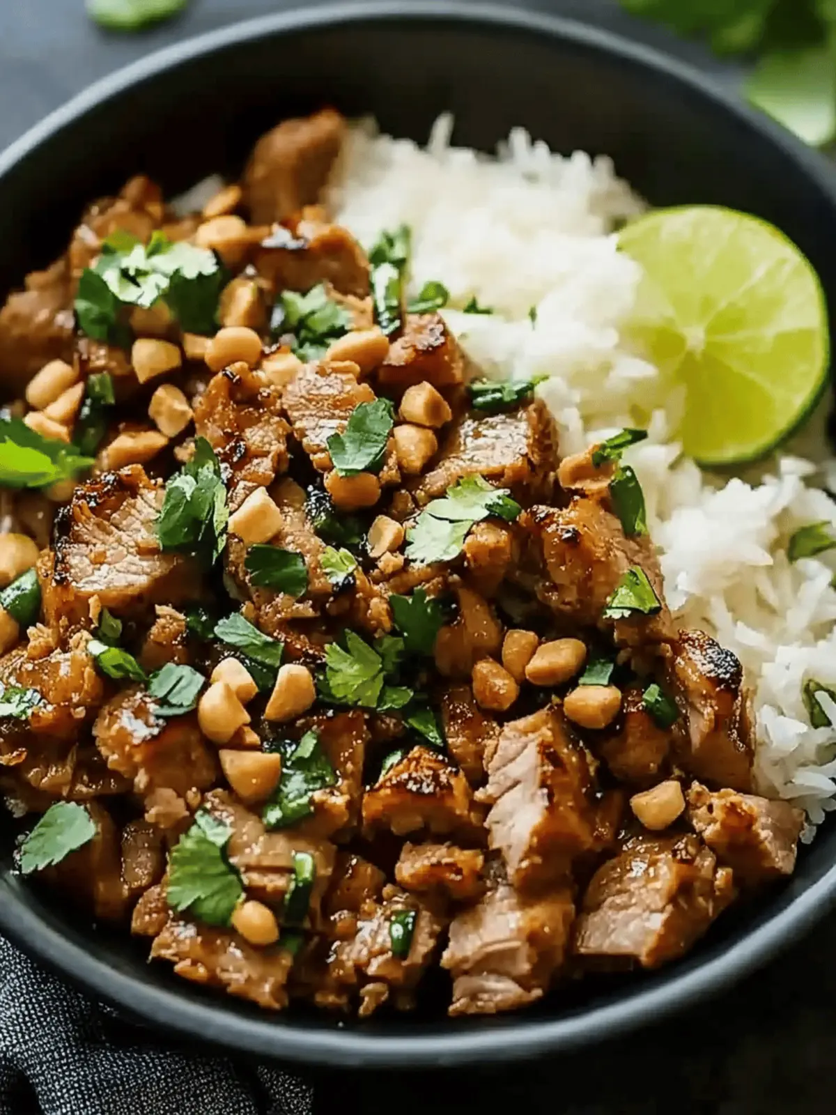 Ginger Lime Pork with Coconut Rice for a Cozy Dinner Night 4 Ginger Lime Pork with Coconut Rice
