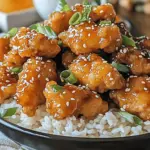 Crunchy Air Fryer Sesame Chicken