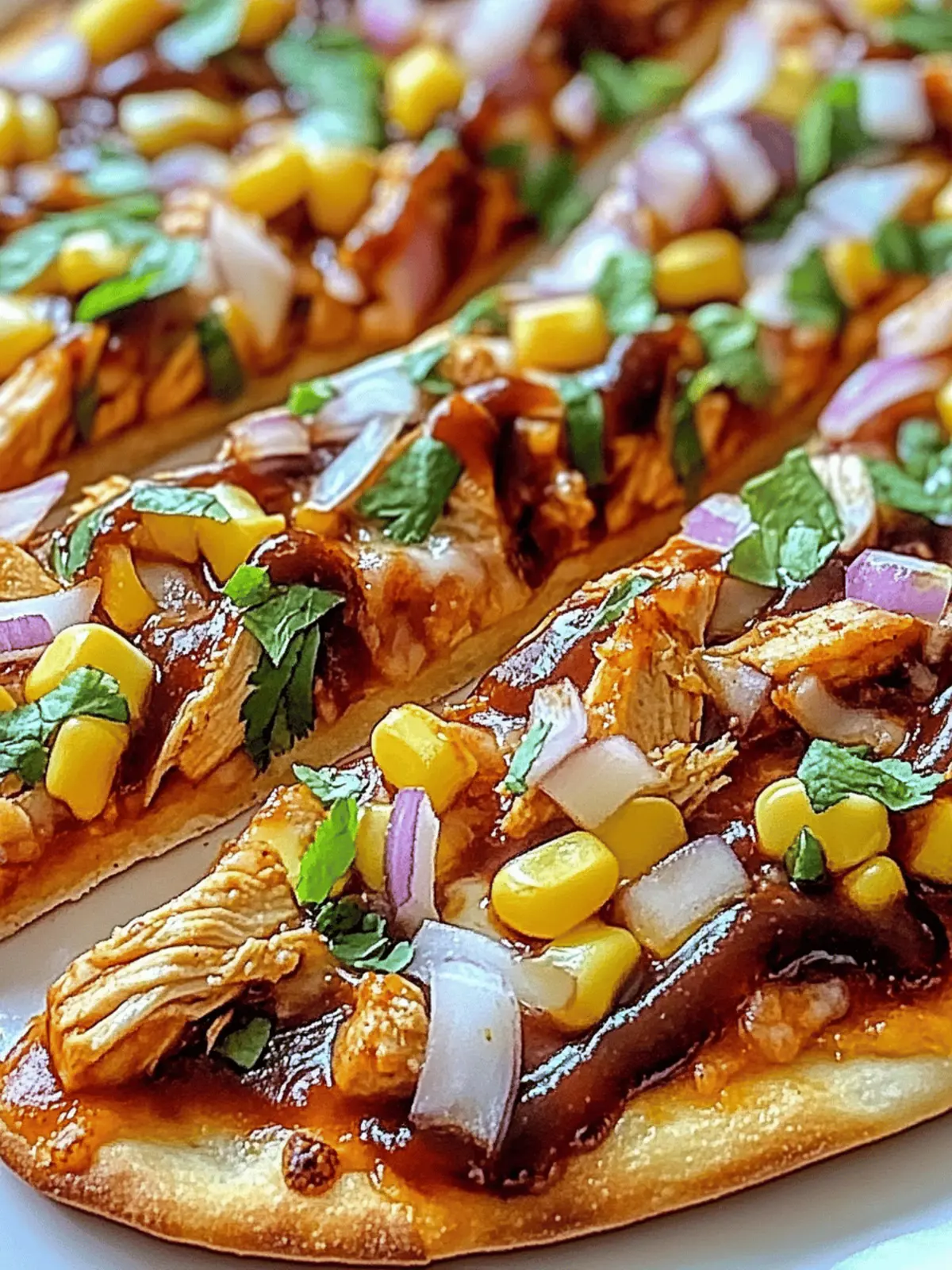 BBQ Chicken Flatbread Pizza