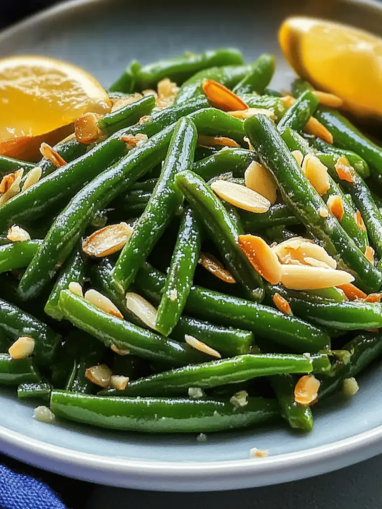 Keto Green Bean Almondine