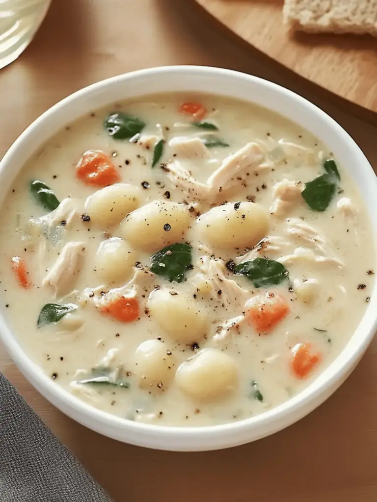 Olive Garden Chicken Gnocchi Soup