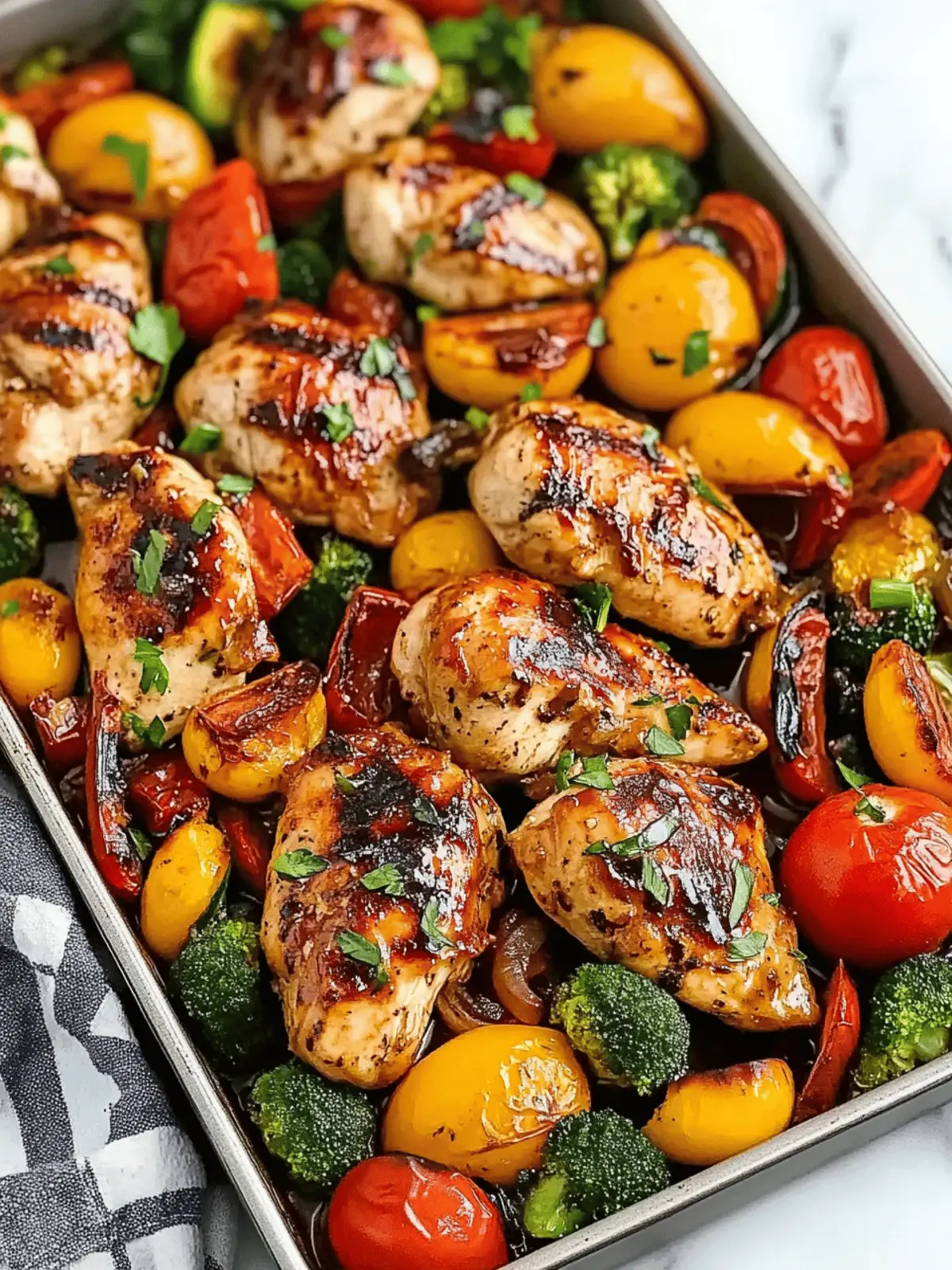 Balsamic Glazed Chicken and Veggies