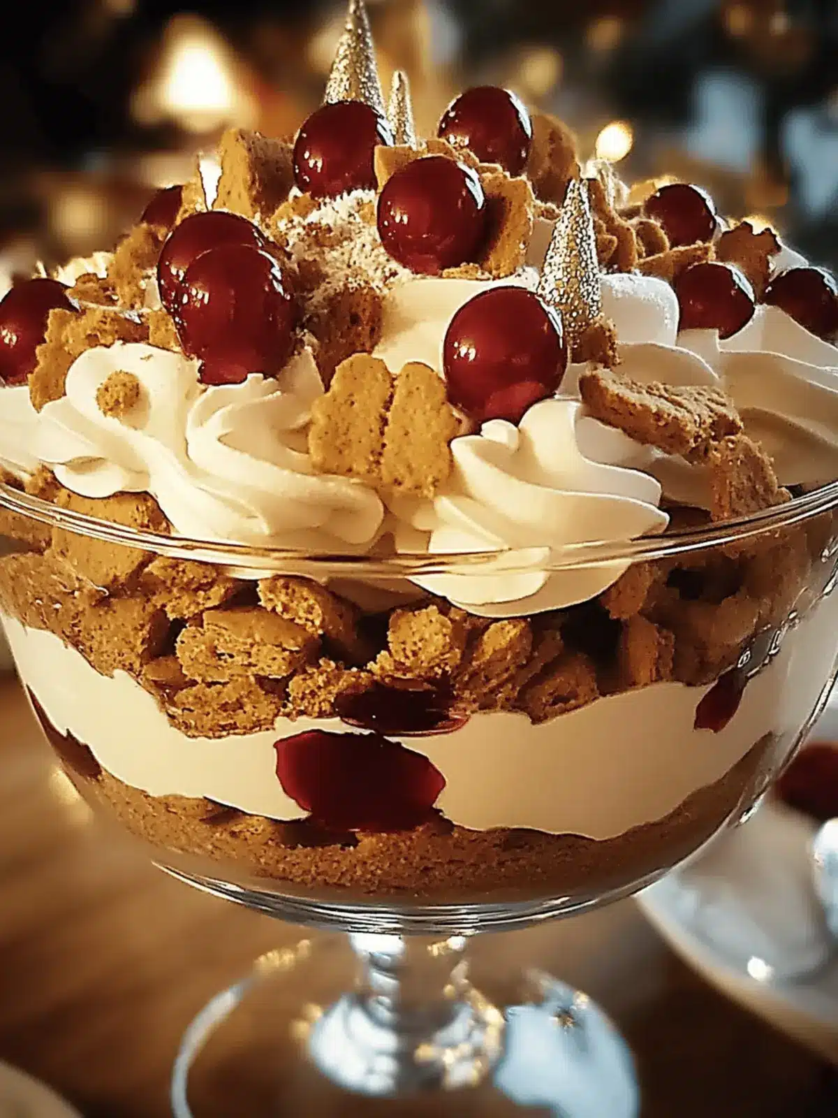 Festive Gingerbread Trifle