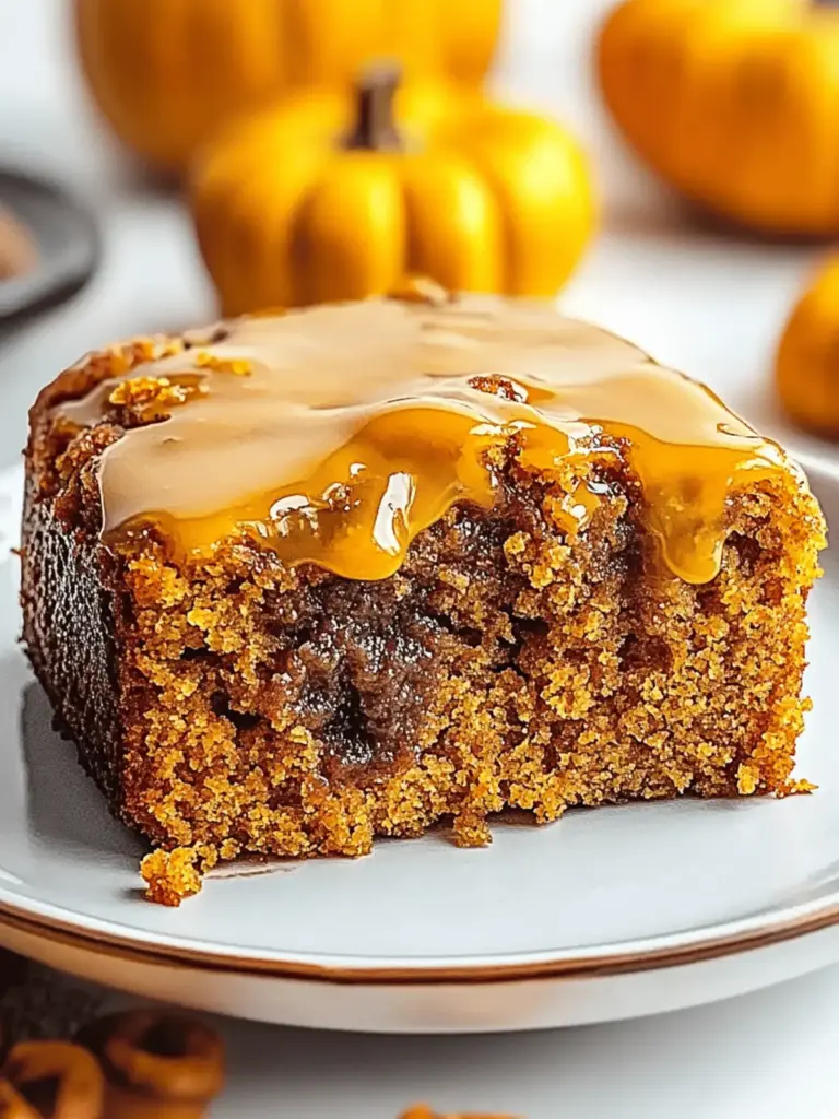 Pumpkin Honeybun Cake