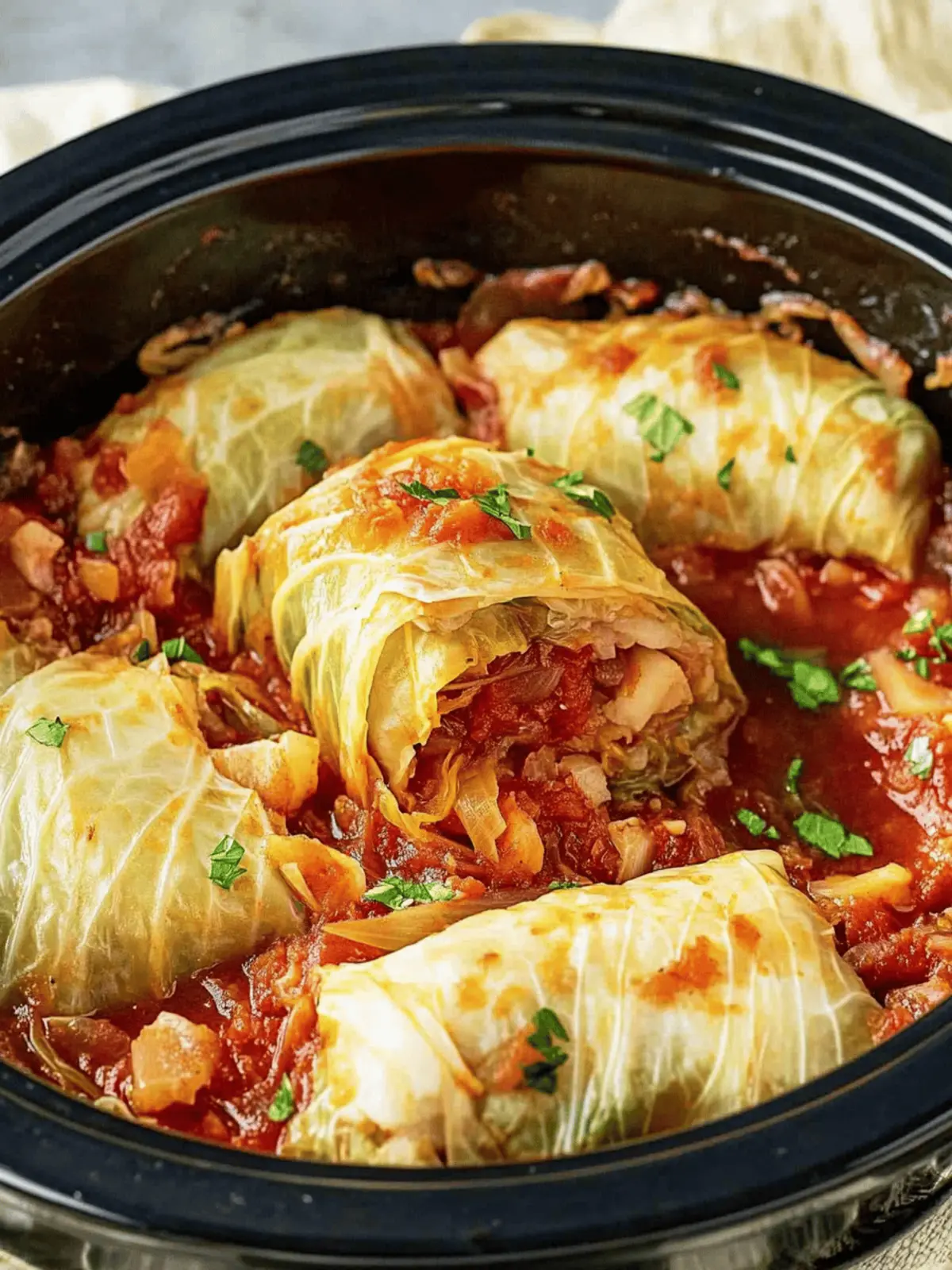 Crockpot Cabbage Rolls