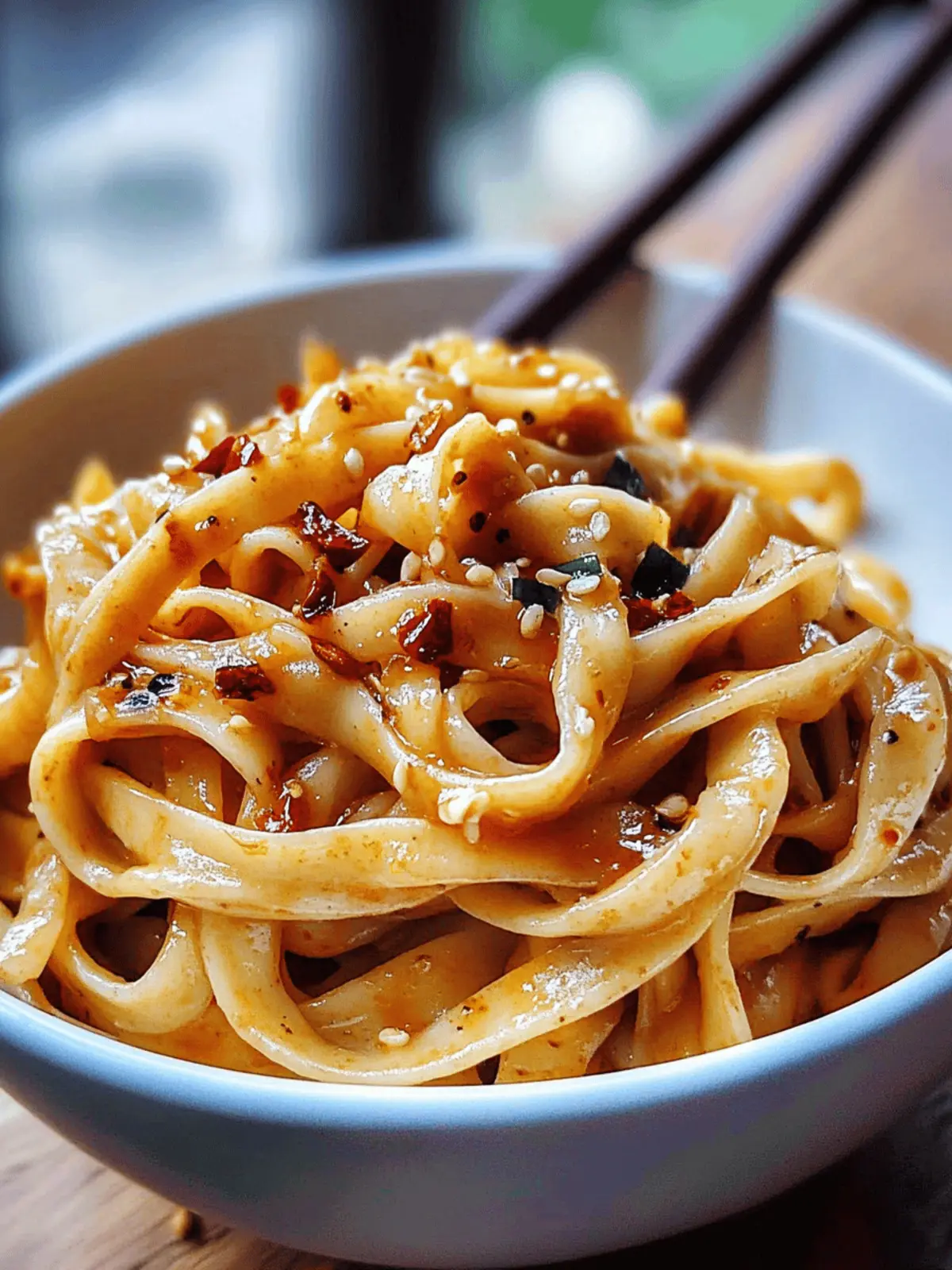 Aromatic Garlic Chilli Noodles with Soy and Vinegar