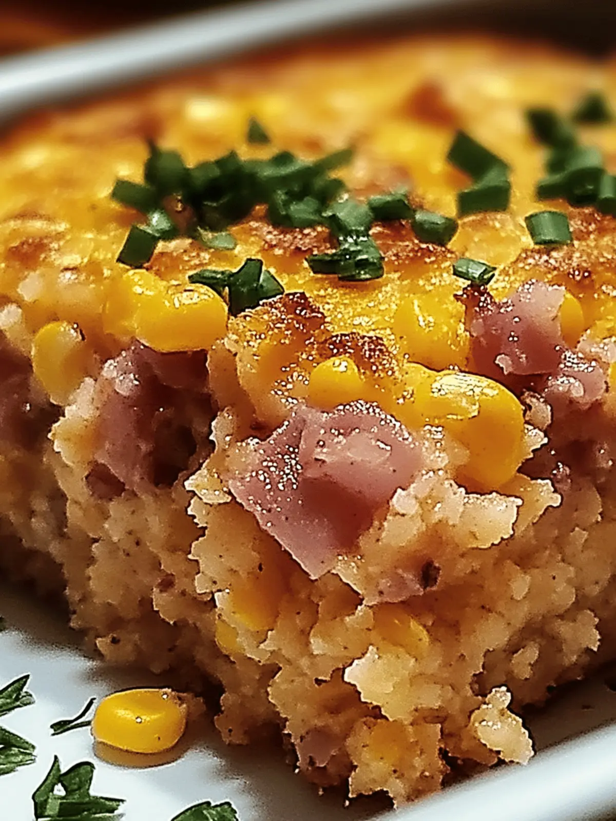 Loaded Cornbread Casserole