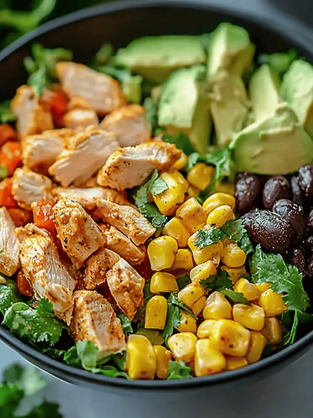 High Protein Southwest Chicken Salad for Energizing Lunches 4 High Protein Southwest Chicken Salad