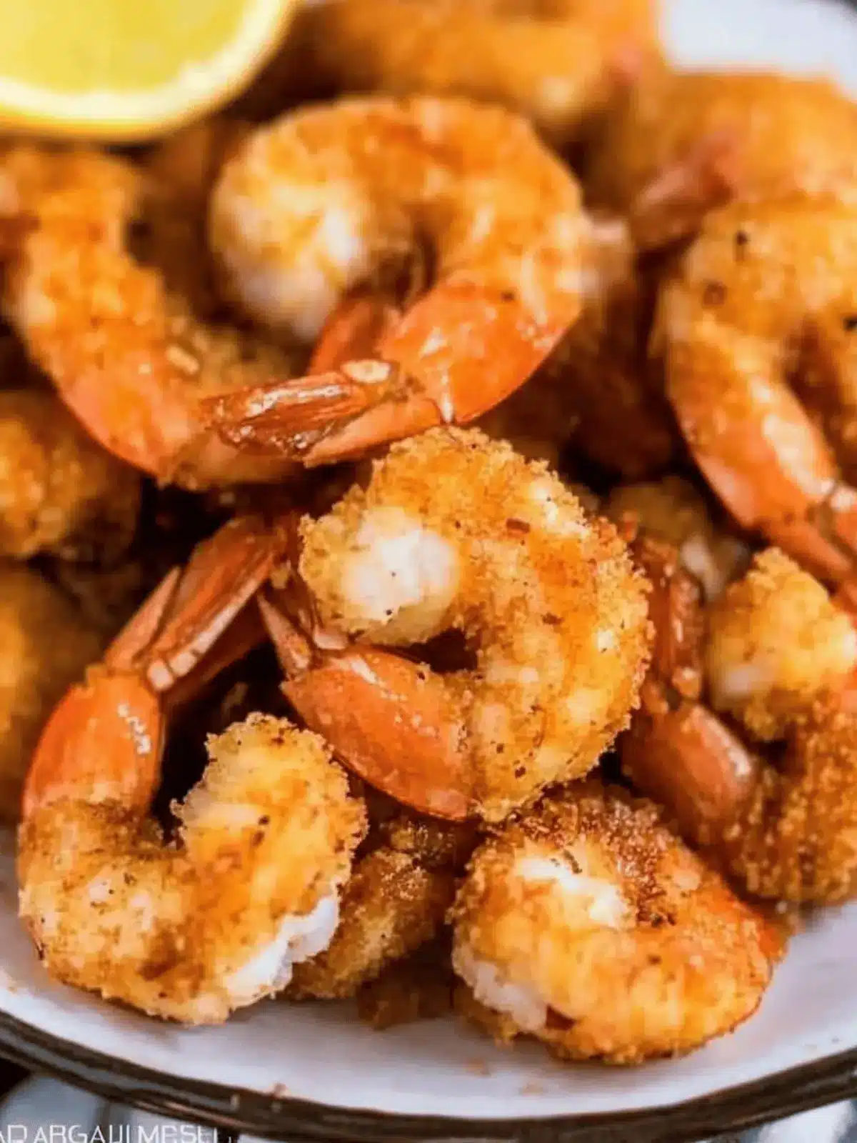 Crispy Air Fryer Fried Shrimp