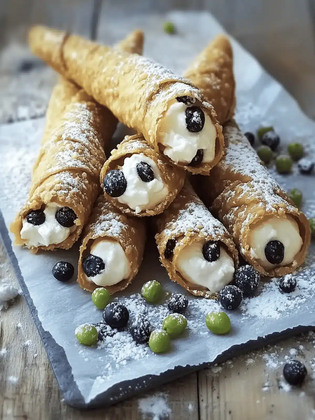 Sicilian Cannoli with Ricotta Filling