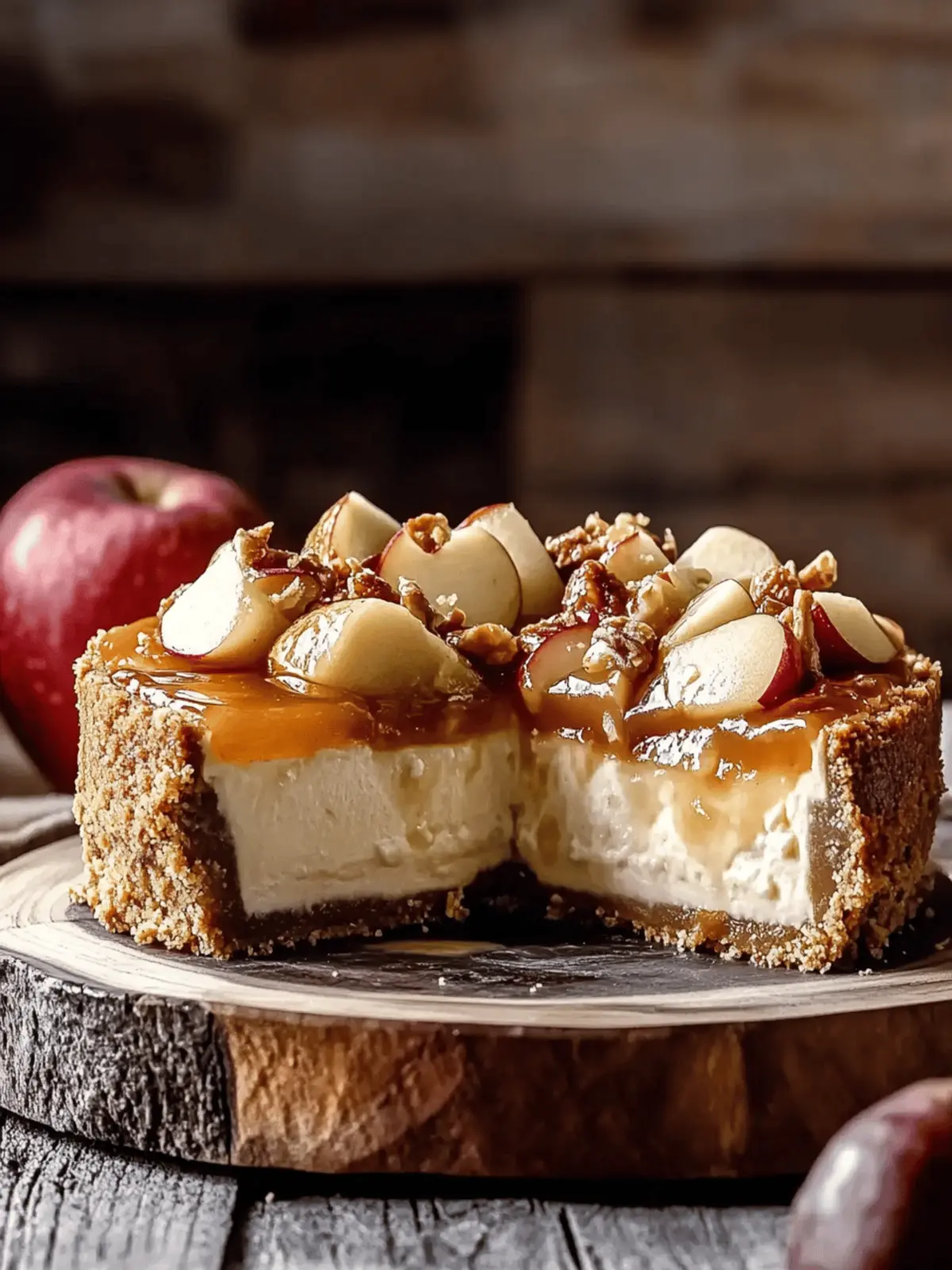 Apple Pie Cheesecake