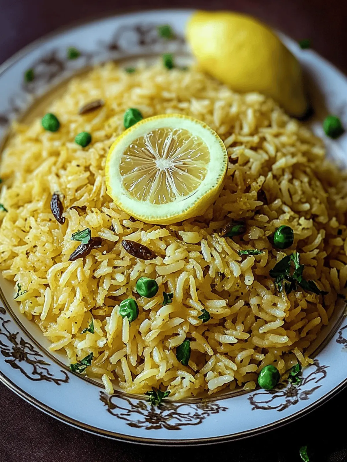 Fragrant Spiced Mediterranean Lemon Rice