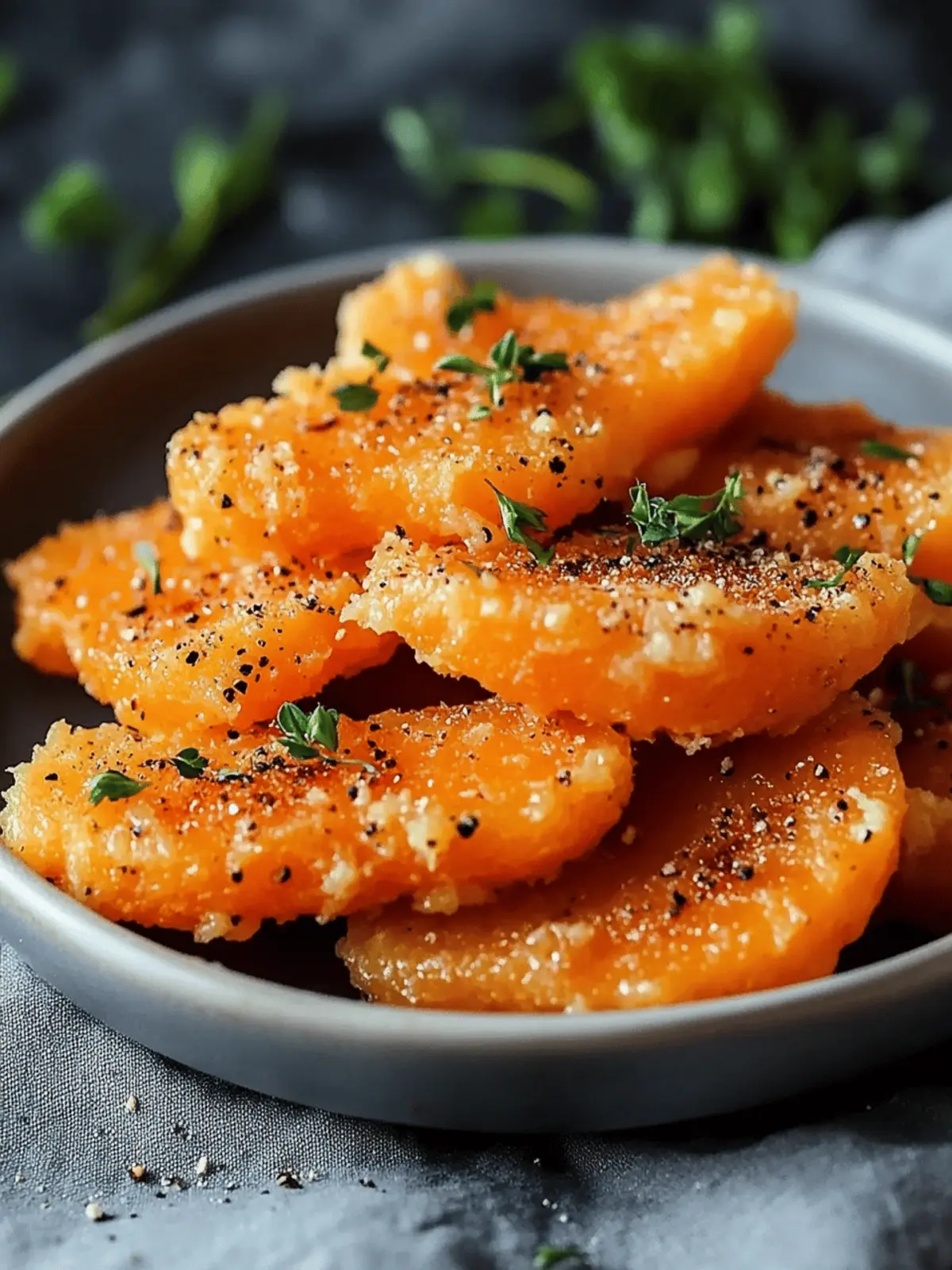 Perfect Smashed Carrots