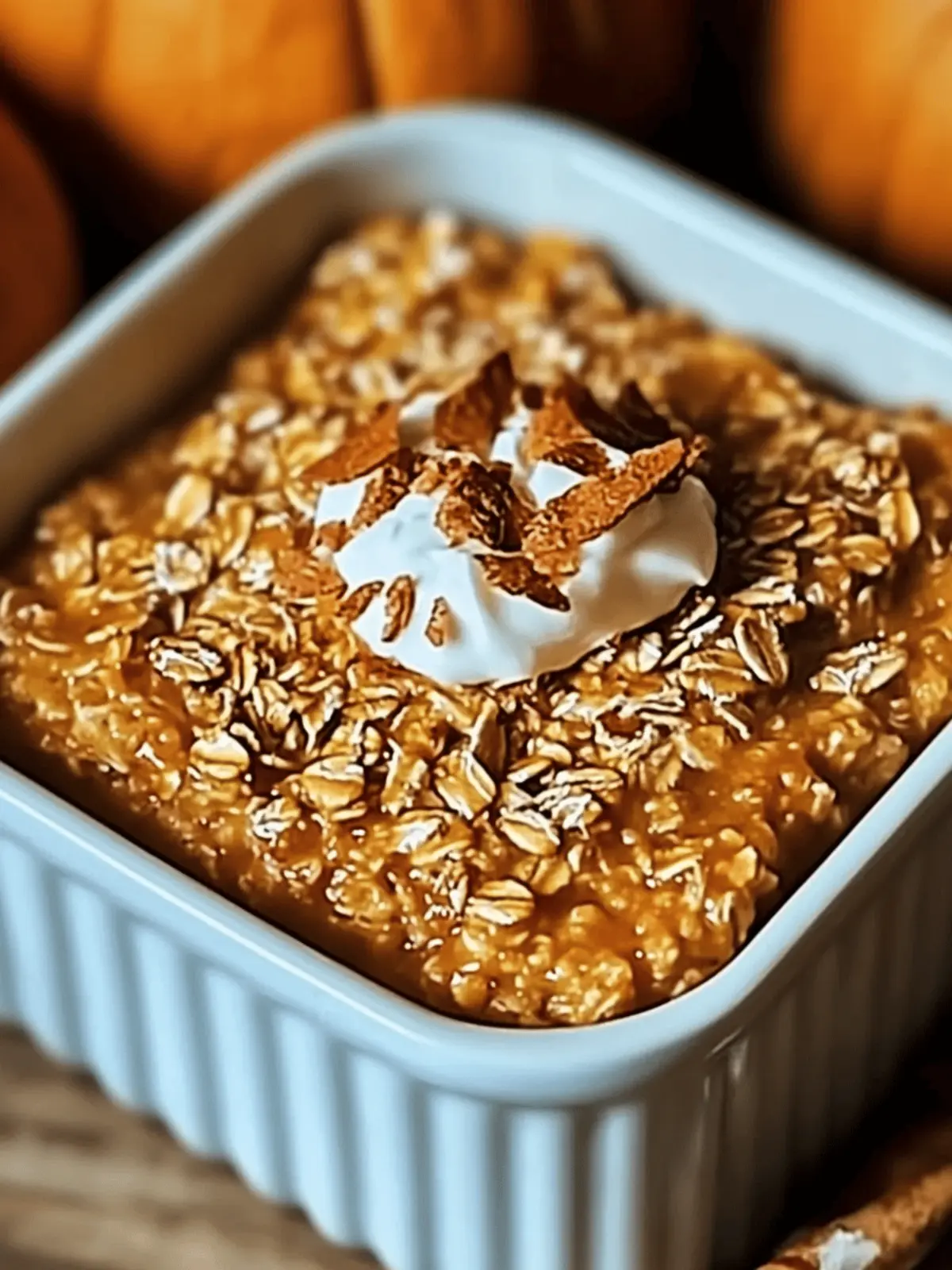 Pumpkin Baked Oatmeal That Will Warm Your Mornings