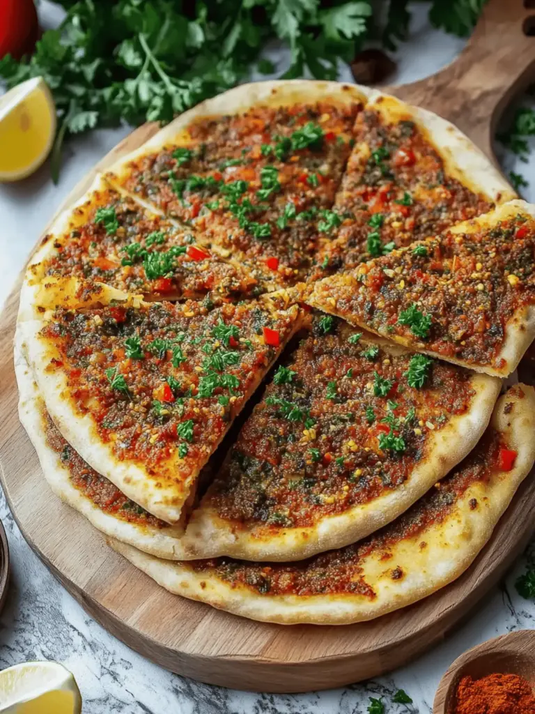 Lahmacun – Turkish Pizza/Flatbread