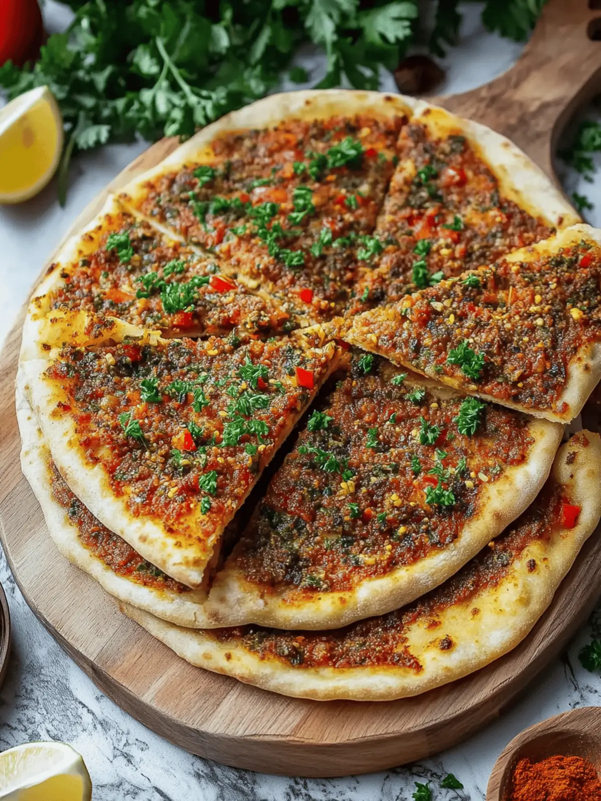 Lahmacun – Turkish Pizza/Flatbread