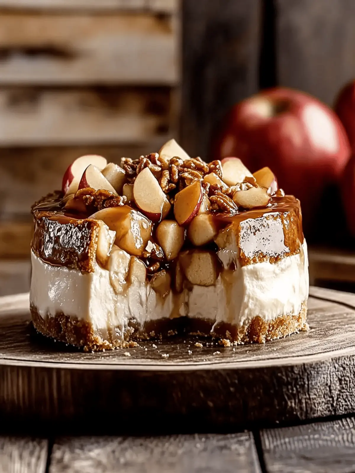 Apple Pie Cheesecake
