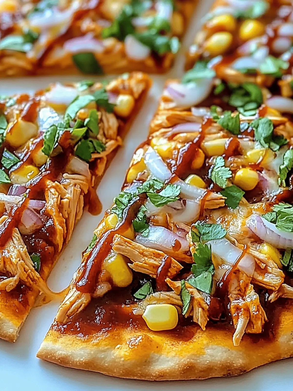 BBQ Chicken Flatbread Pizza