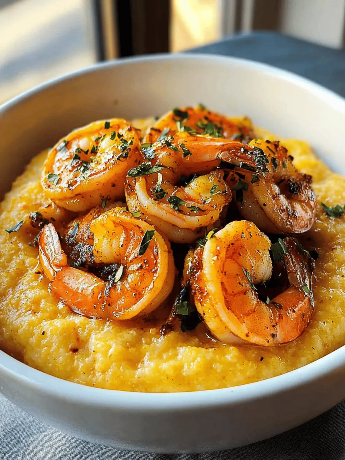 Amazing Cajun Shrimp & Grits