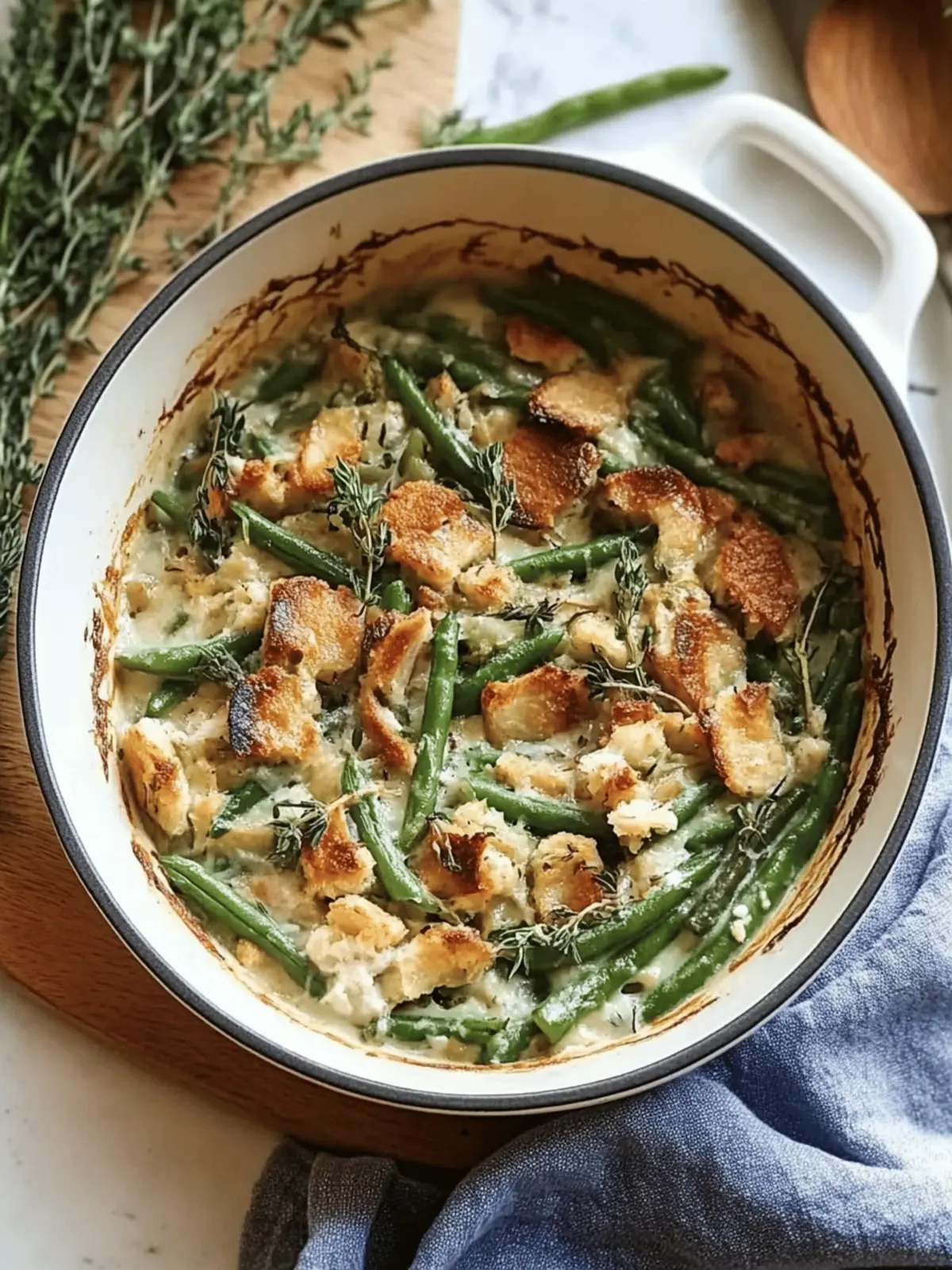 Vegan Green Bean Casserole: Comfort Food Without Guilt 2 Vegan Green Bean Casserole