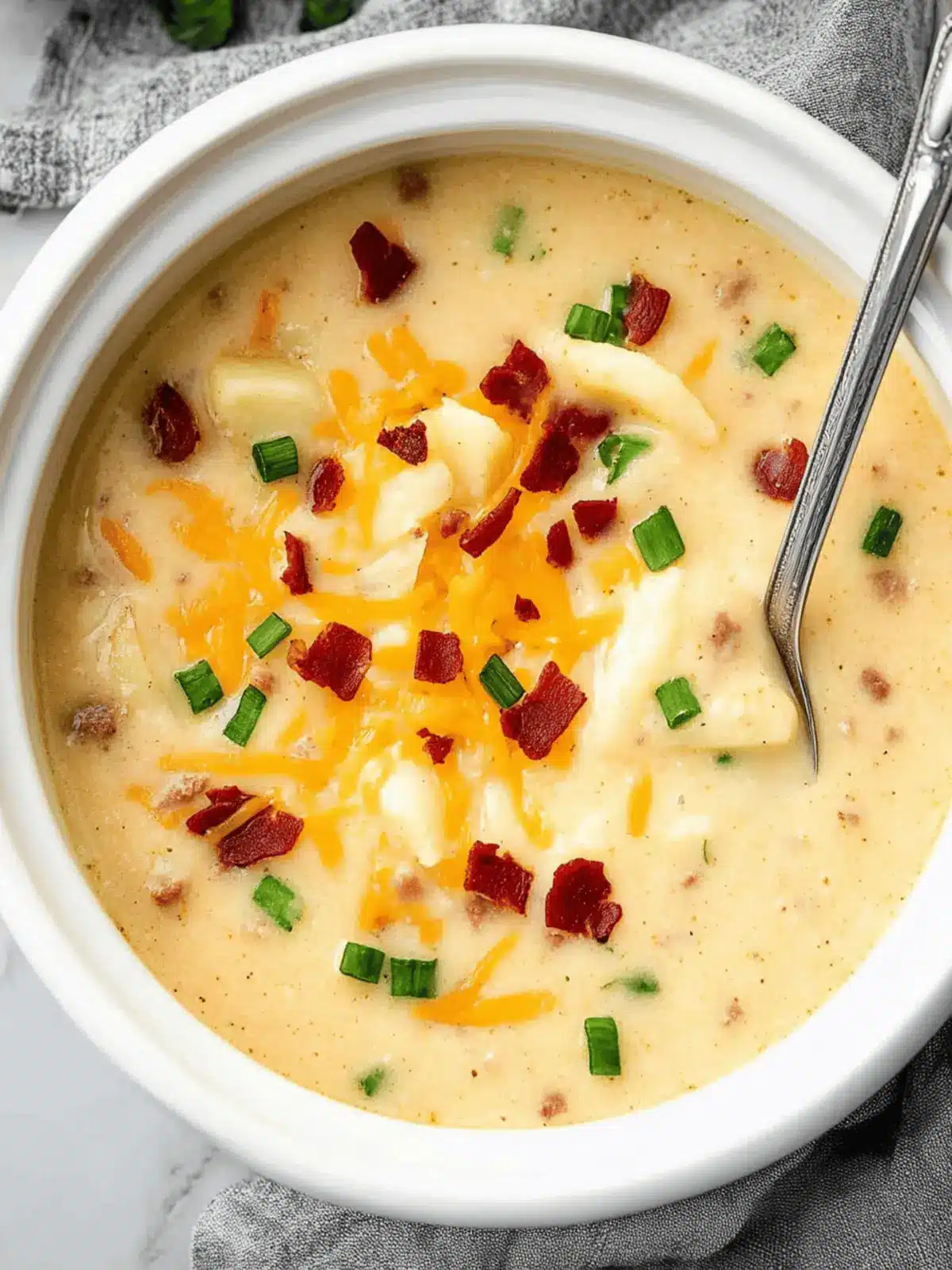 Crockpot Loaded Potato Soup