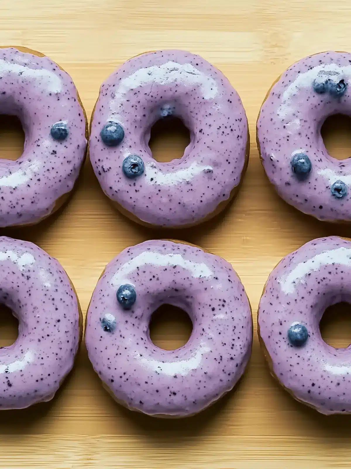 Easy Blueberry Cake Donuts