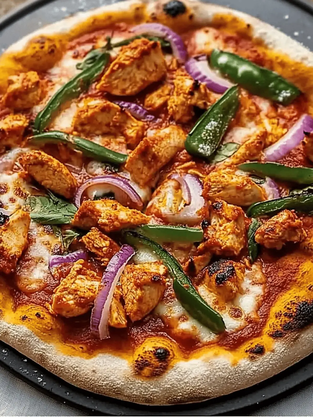 Bold Spicy Chicken Tikka Pizza: Your New Favorite Treat 3 Bold Spicy Chicken Tikka Pizza