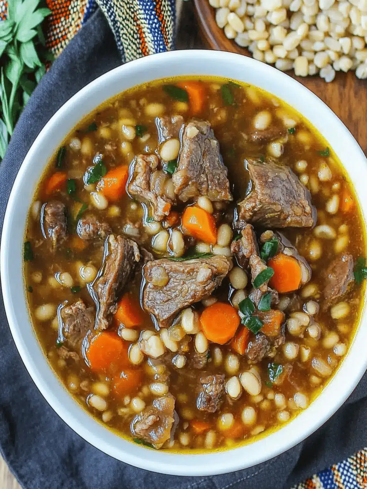 Cozy Up with Crockpot Beef Barley Soup in No Time 4 Crockpot Beef Barley Soup