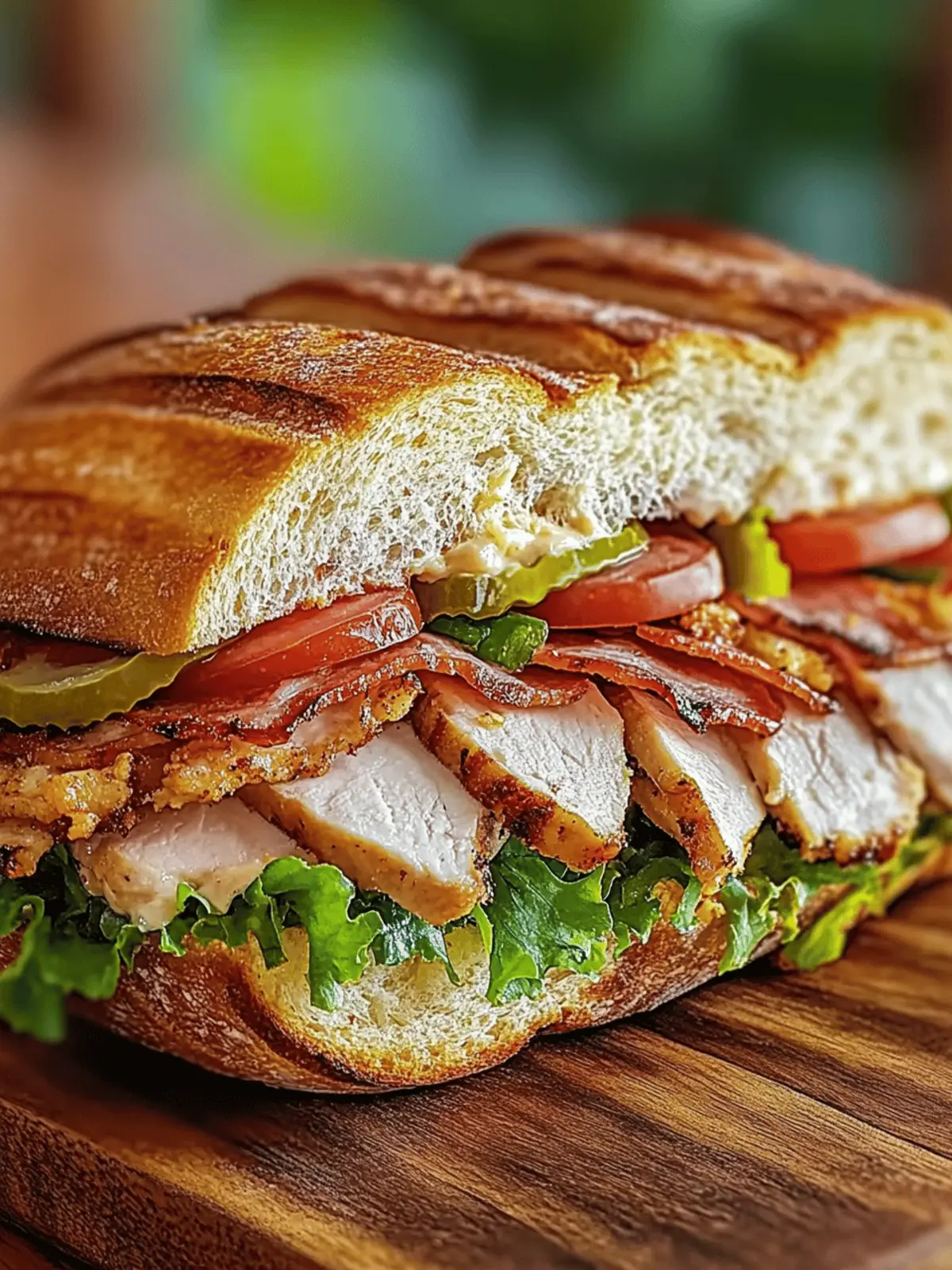 Grilled Chicken Cordon Bleu Sandwich