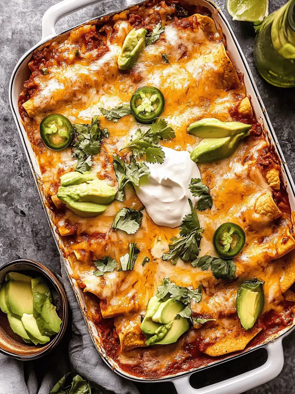 Beef Enchilada Casserole