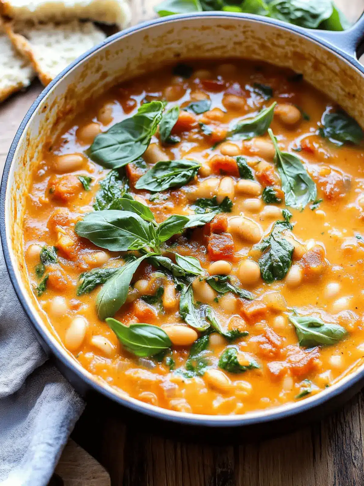 Creamy Tomato White Bean Stew