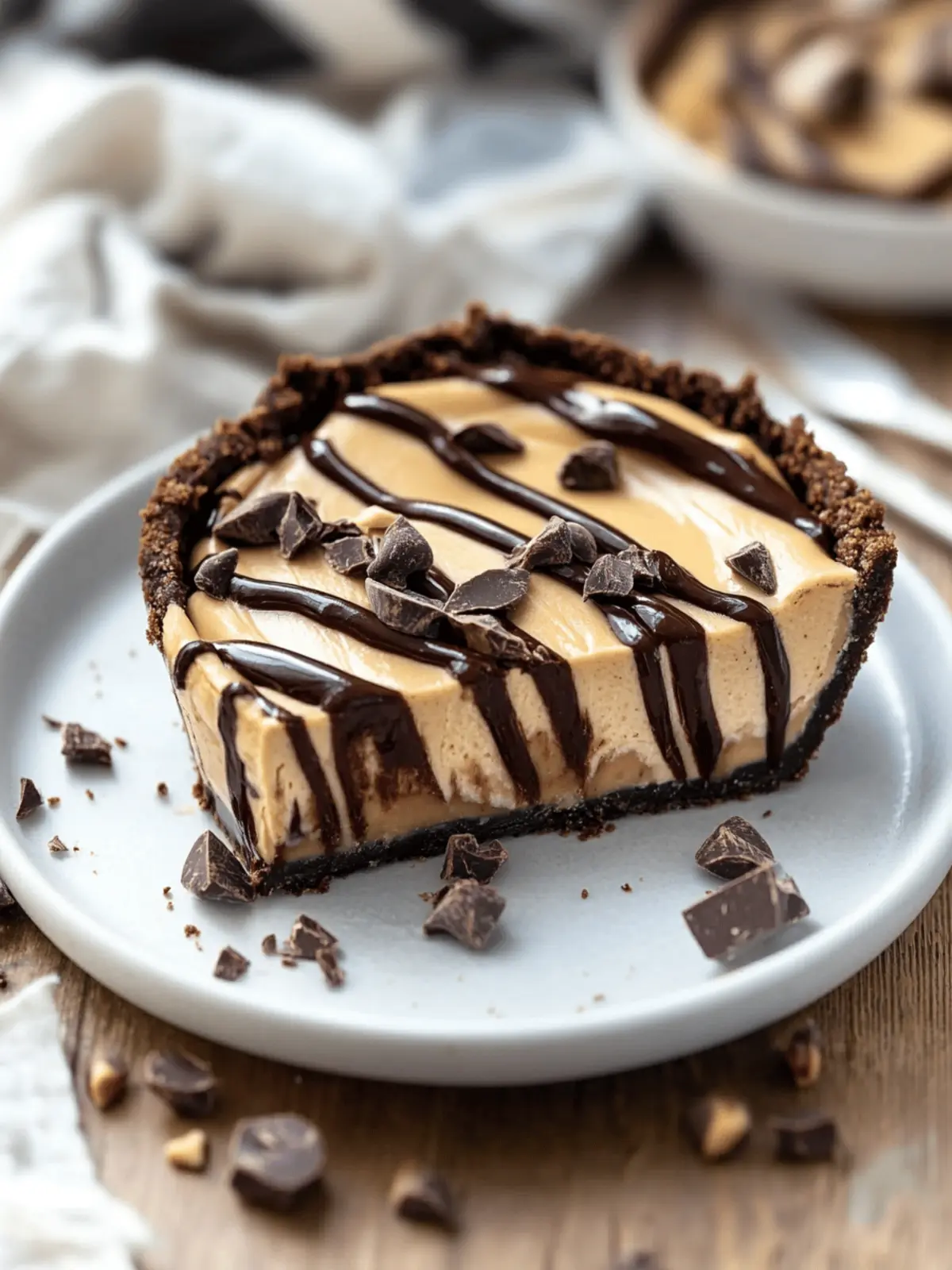 Indulge in Decadent Chocolate Peanut Butter Swirl Pie Today 2 Decadent Chocolate Peanut Butter Swirl Pie