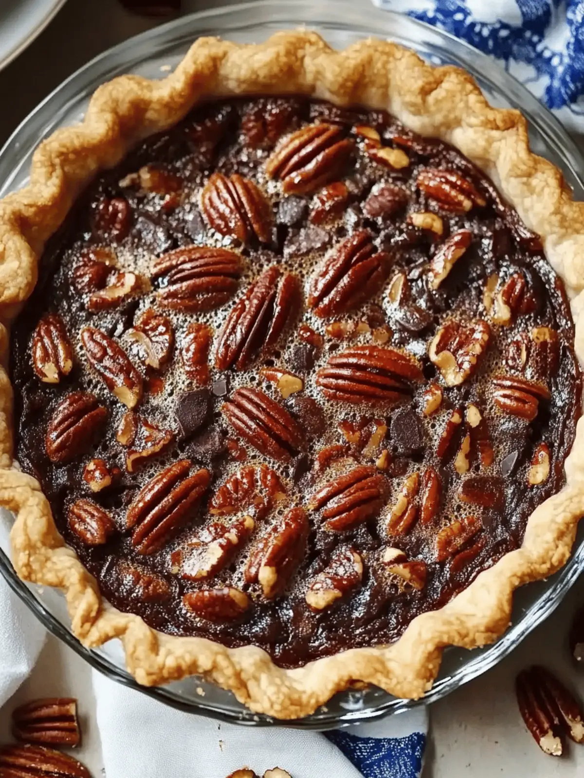 Decadent Chocolate Pecan Pie with Molasses for Sweet Moments 4 Chocolate Pecan Pie with Molasses