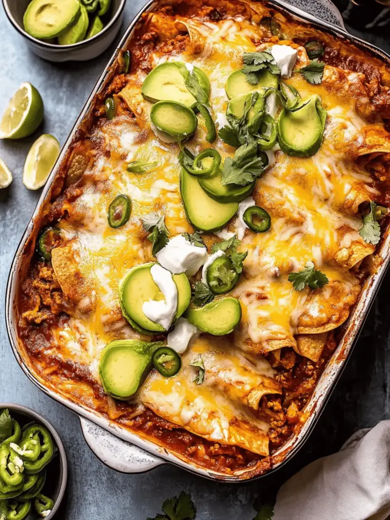 Beef Enchilada Casserole