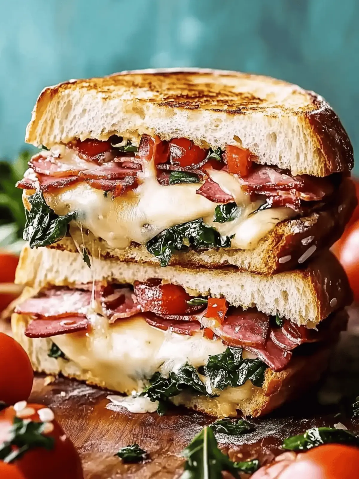 Christmas Leftovers Bread Bowl Sandwich Muffuletta
