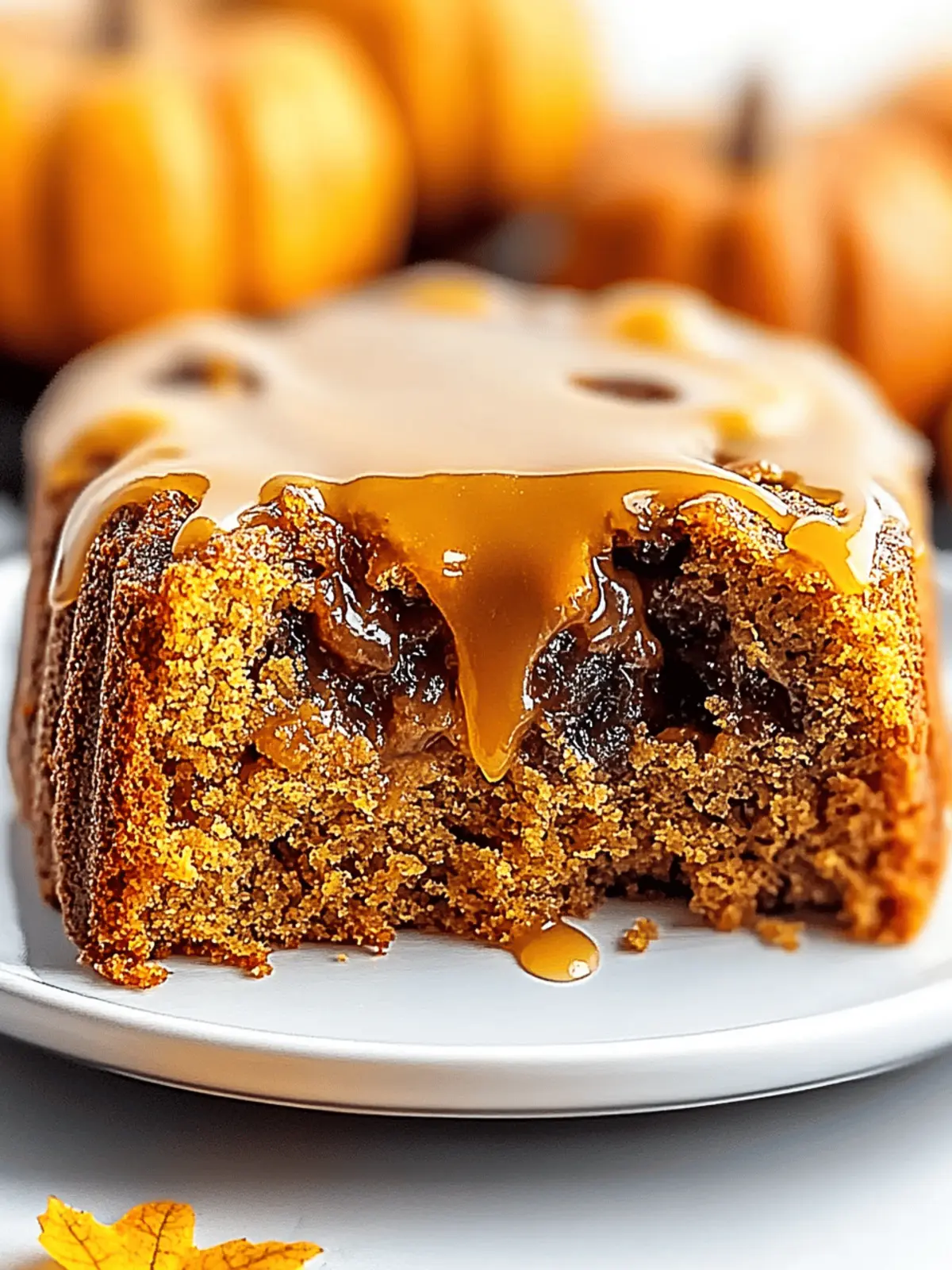 Pumpkin Honeybun Cake