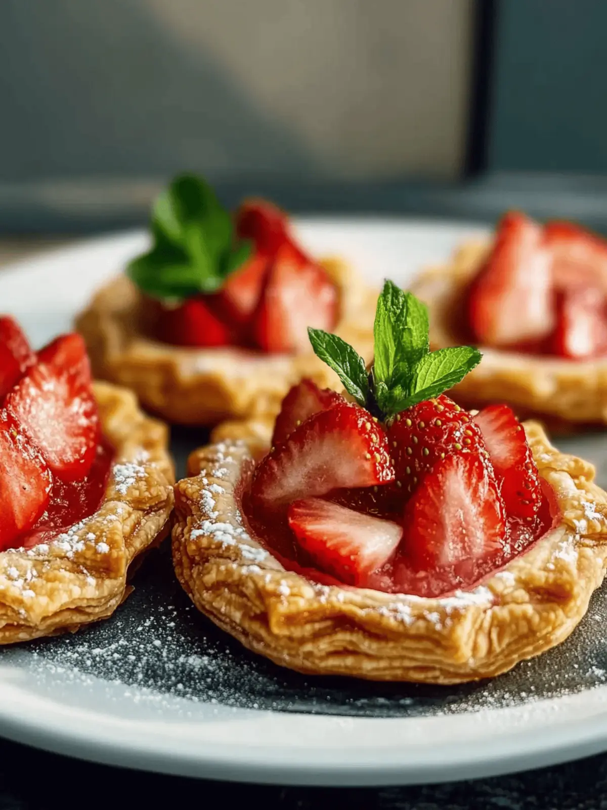 Mini Strawberry Rhubarb Galettes: Sweet-Tart Delight Awaits 5 Mini Strawberry Rhubarb Galettes