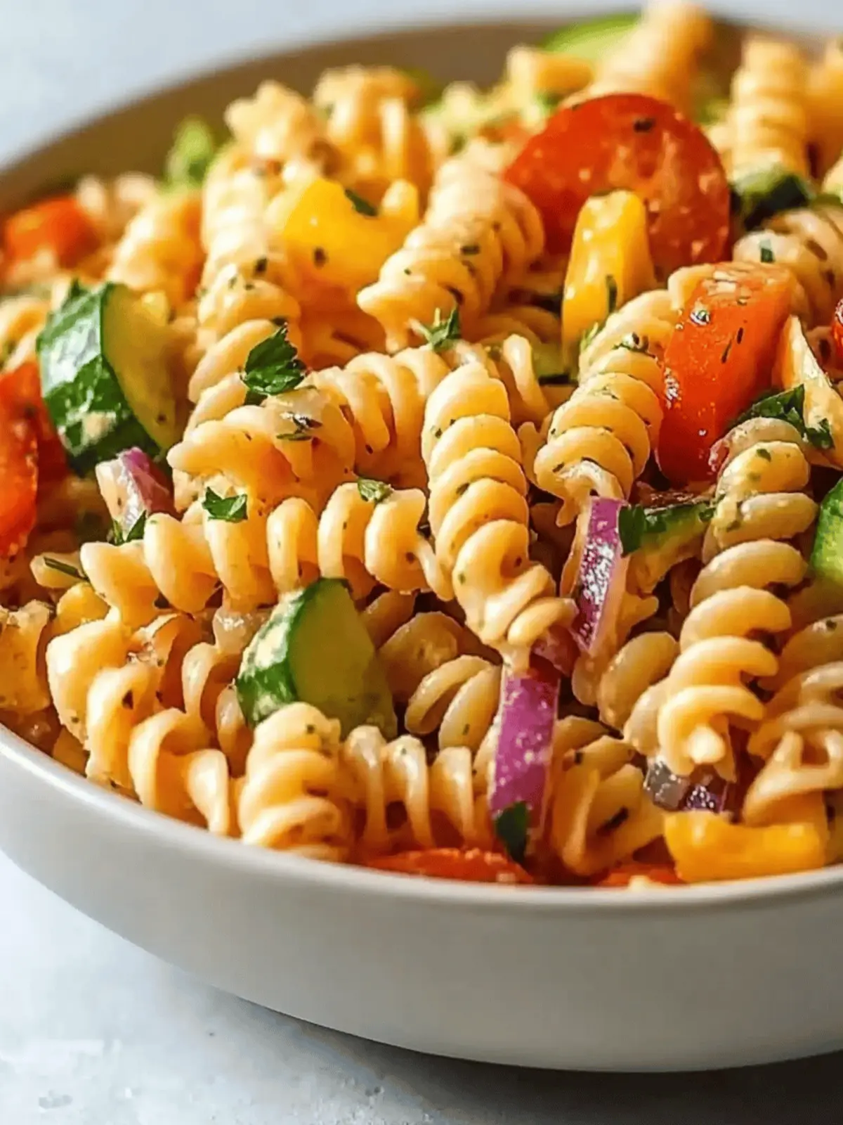 Zesty Supreme Pasta Salad